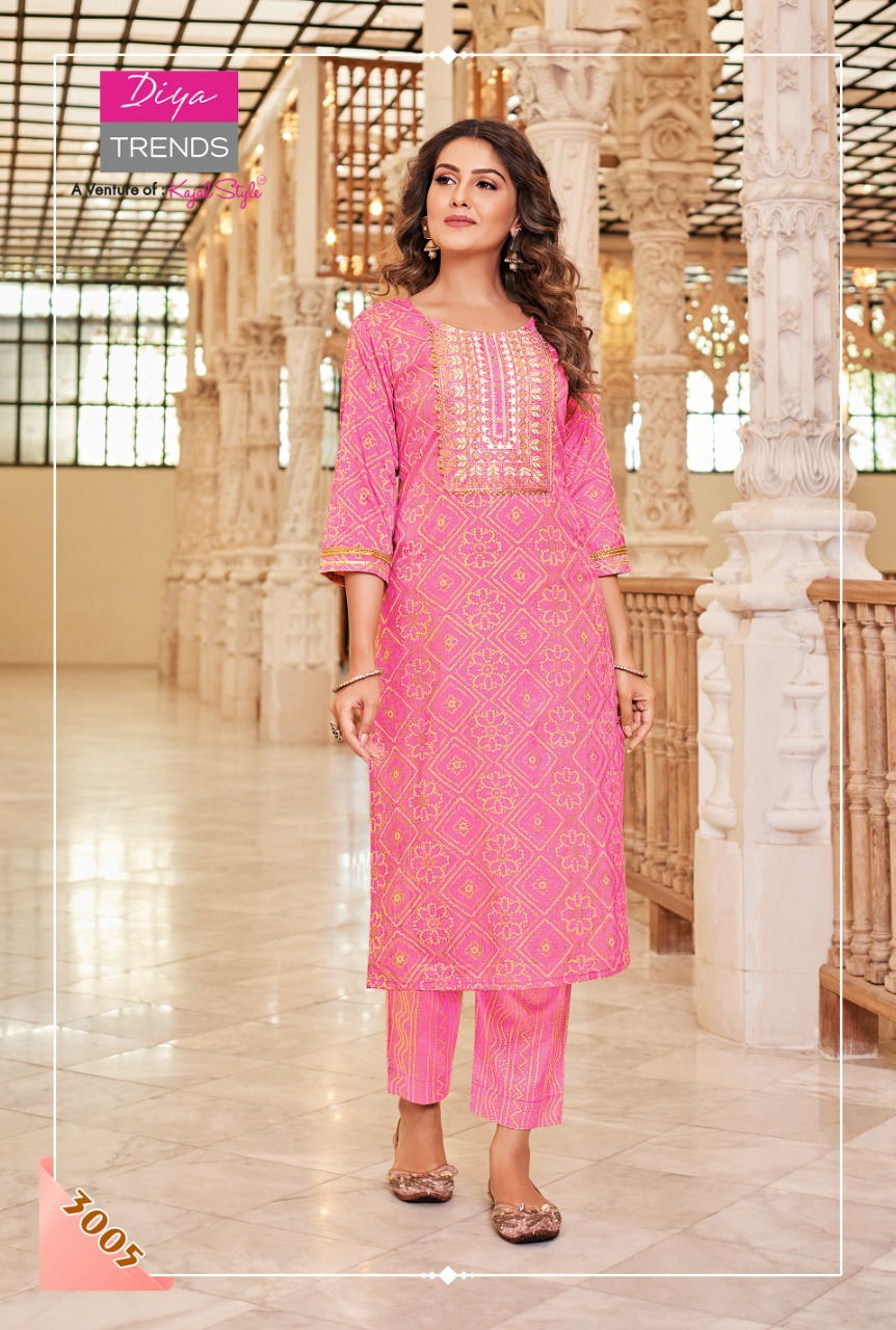 Celebration 3 Rayon Fancy Designer Wholesale Kurti With Bottom